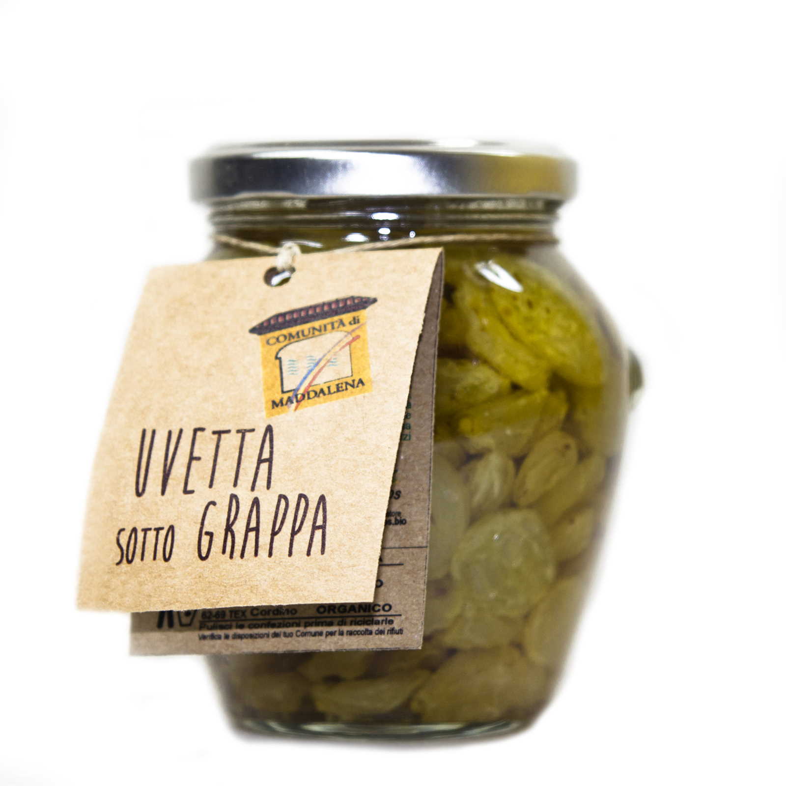 Uvetta sotto grappa